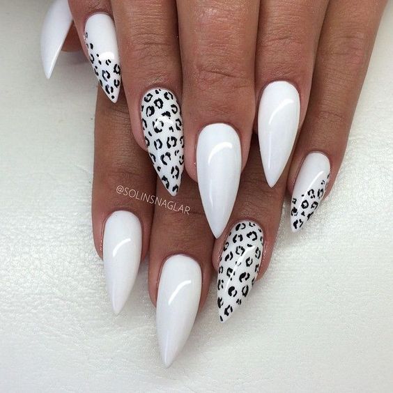 60+ Stylish White Nail Designs 2023