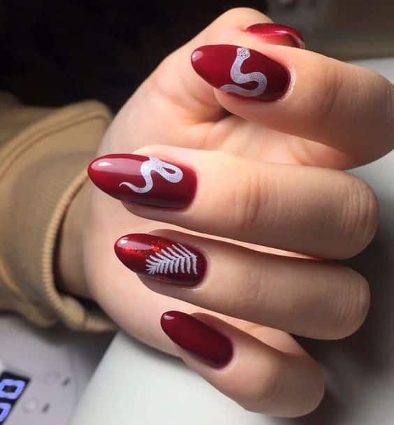 60+ Trendy Snake Nail Design 2023