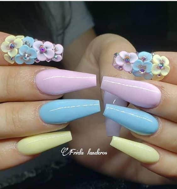 24+ Gorgeous Pastel Nail Designs 2023