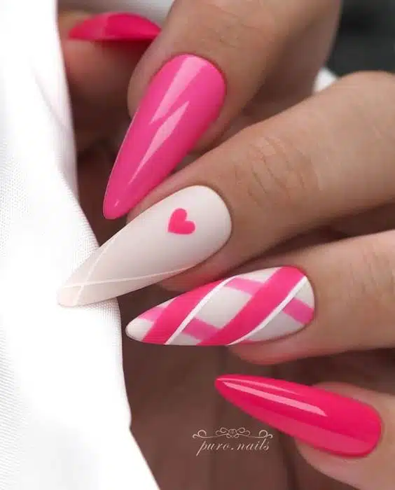 66+ Stunning Simple Pink Nail Designs 2023