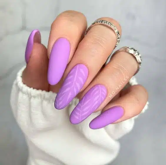 21+ Light Purple Nail Designs 2023
