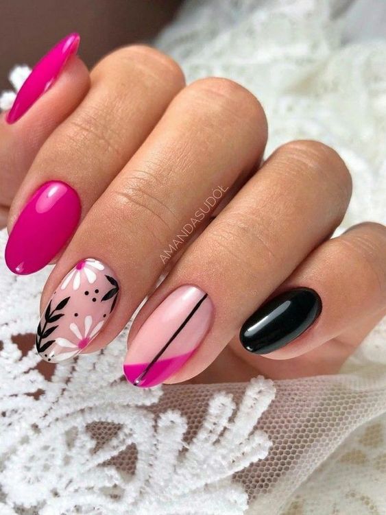 66+ Stunning Simple Pink Nail Designs 2023