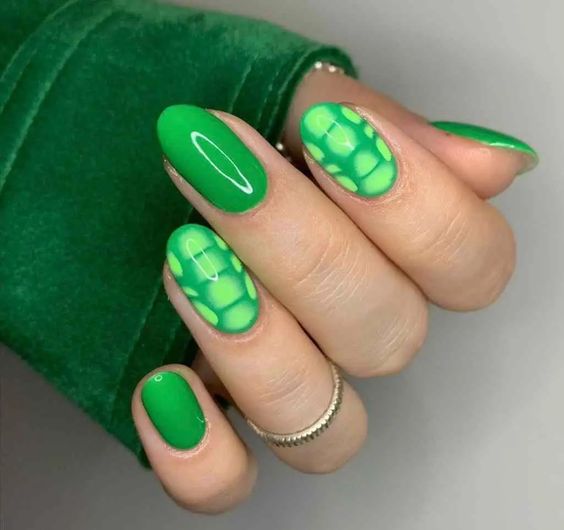 42+ Mint Green Nail Designs To Refresh Your Day