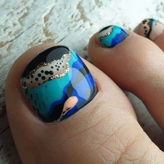 39+ Pretty Toe Nail Design Ideas 2023