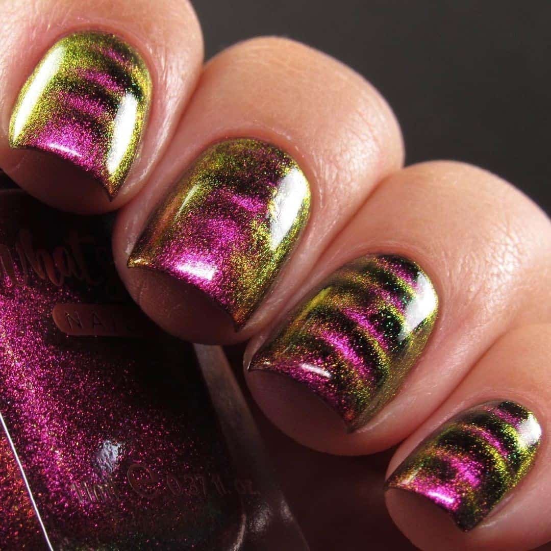 30+ Cute Cat Eye Nail Designs 2023
