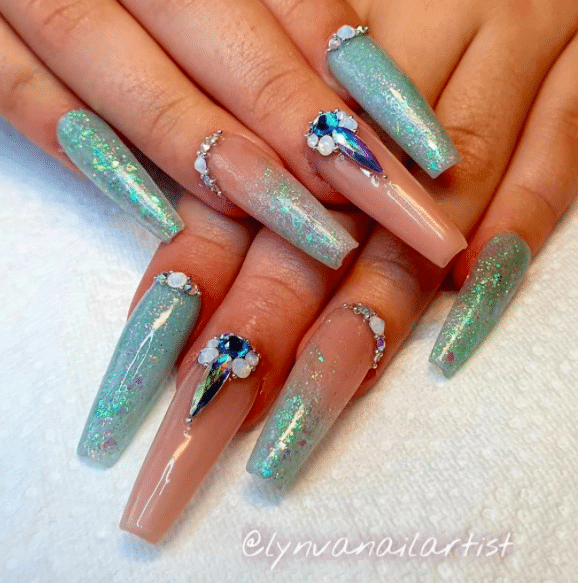 21+ Stunning Mermaid Nail Designs 2023