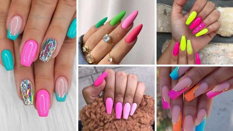 60+ Stunning Different Color Pink Nails You Can Try