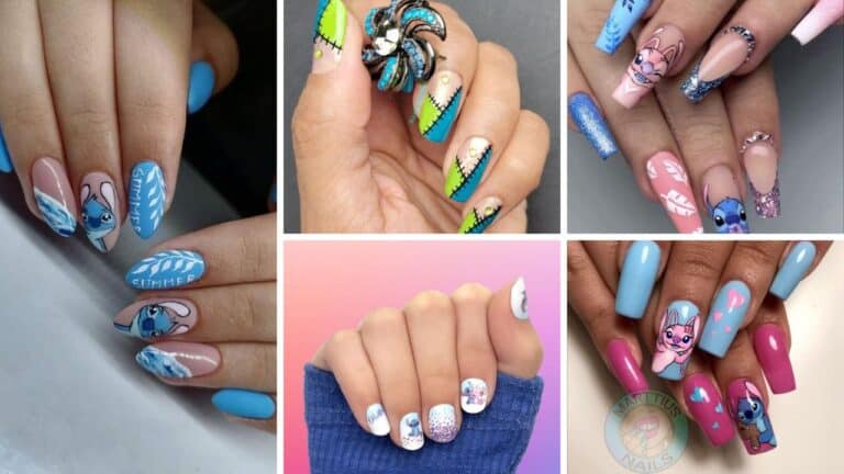 21+ Stunning Stitch Nail Designs 2023