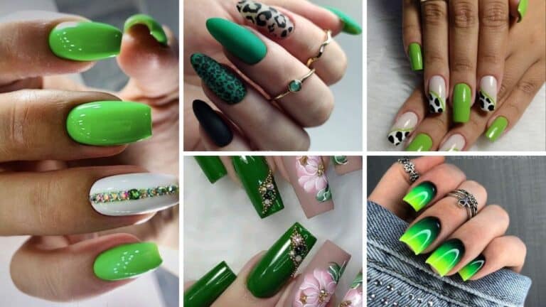 39+ Gorgeous Green Nail Designs 2024