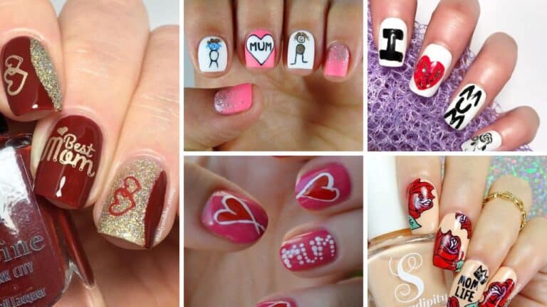 60+ Amazing Mother Day Nail Design 2023