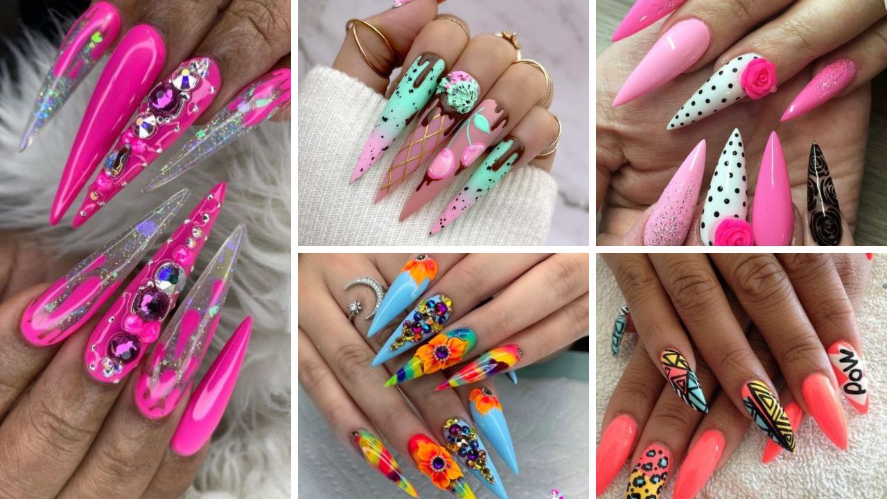 3. Simple Pointy Nail Designs - wide 6