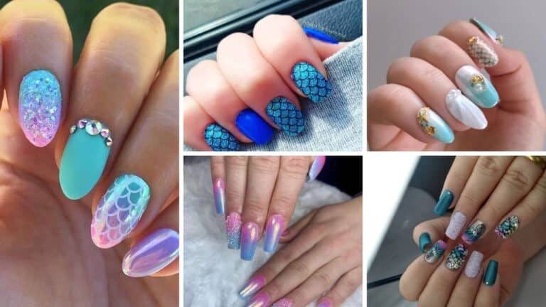 21+ Stunning Mermaid Nail Designs 2023