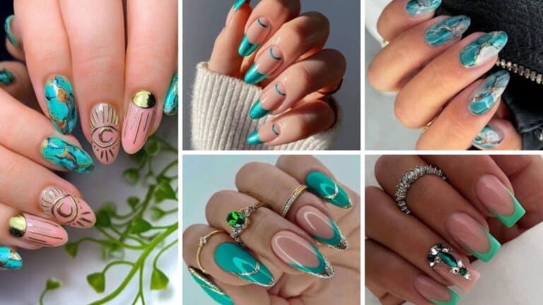 24+ Turquoise Nail Designs For A fresh Look