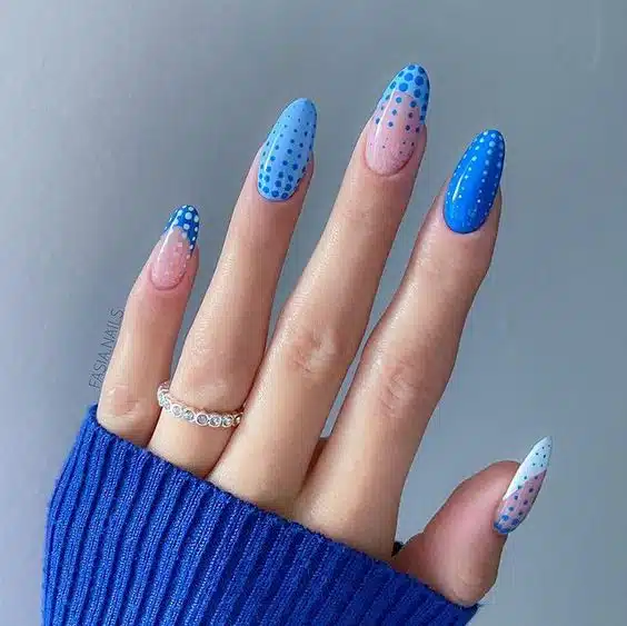 25+ Gorgeous Blue Nail Designs 2023