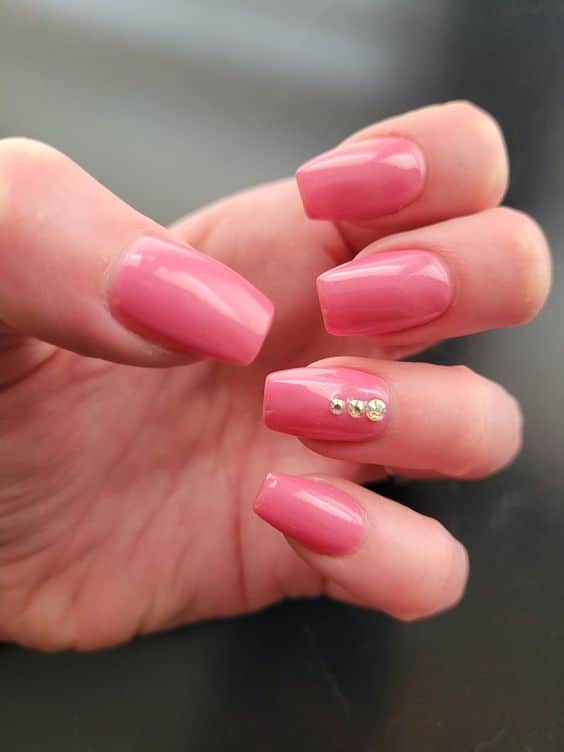 33+ Light Pink Nails With Rhinestones 2023