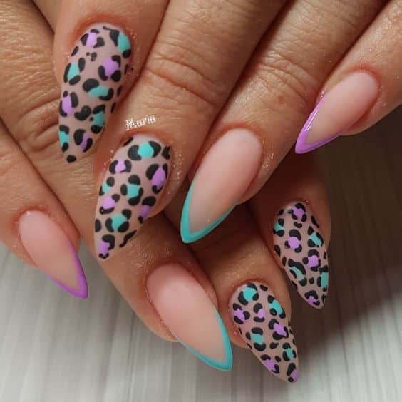 21+ Stylish Leopard Nail Designs 2023