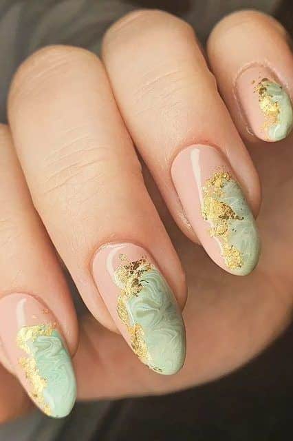 51+ The Best Sage Green Nails 2023