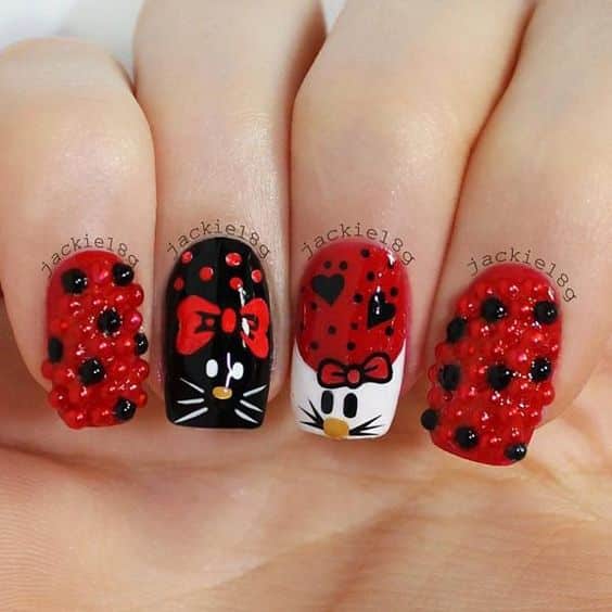 40+ Superb Hello Kitty Nail Design 2023