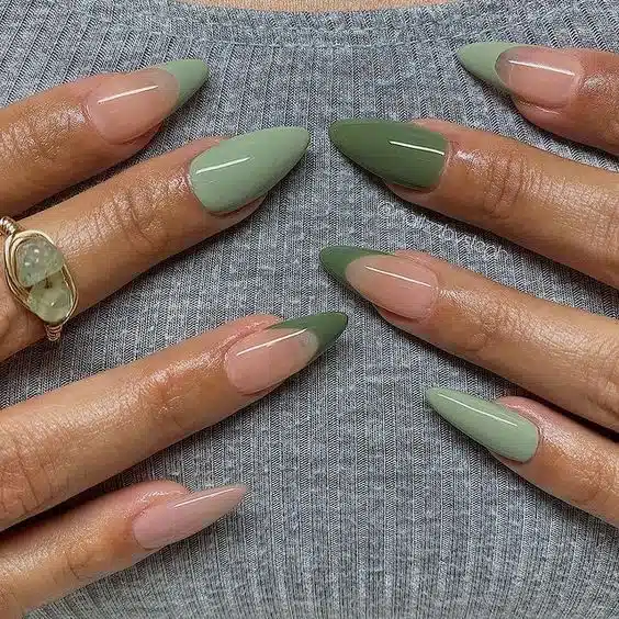 51+ The Best Sage Green Nails 2023