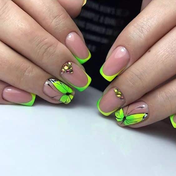 39+ Gorgeous Green Nail Designs 2023