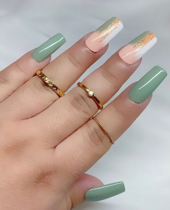 51+ The Best Sage Green Nails 2023