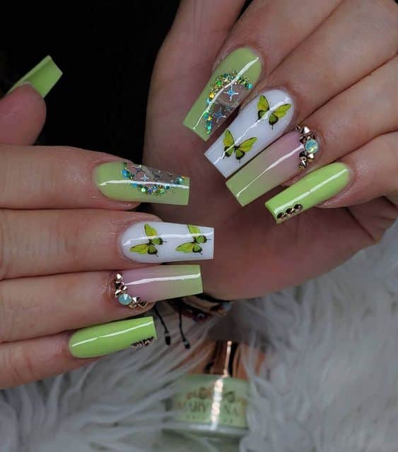 39+ Gorgeous Green Nail Designs 2023