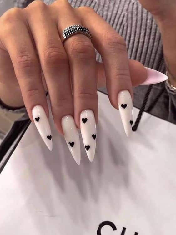 60+ Stylish White Nail Designs 2023