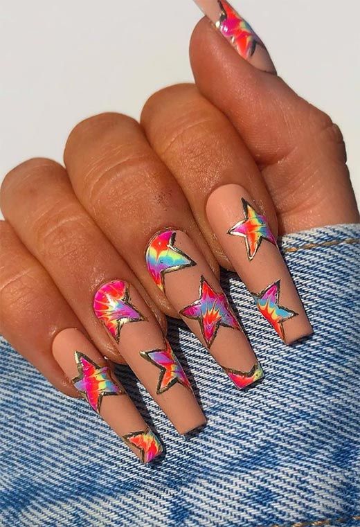 33+ Magical Star Nail Designs 2023