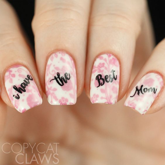 60+ Amazing Mother Day Nail Design 2023