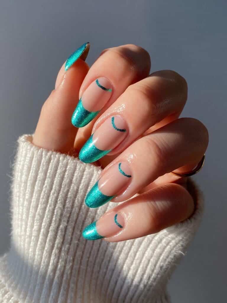 24+ Turquoise Nail Designs For A fresh Look