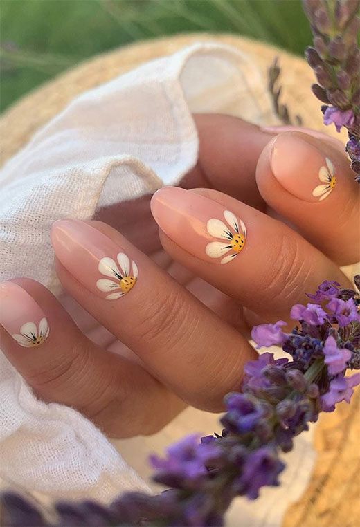 60+ Stunning Flower Nail Design 2023