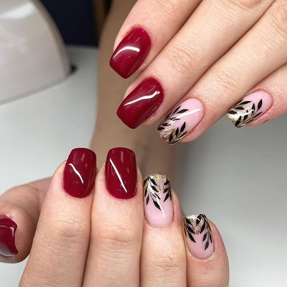 50+ Unique Maroon Nail Designs 2023