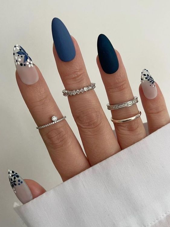 50+ Stunning Blue Nail Designs 2023