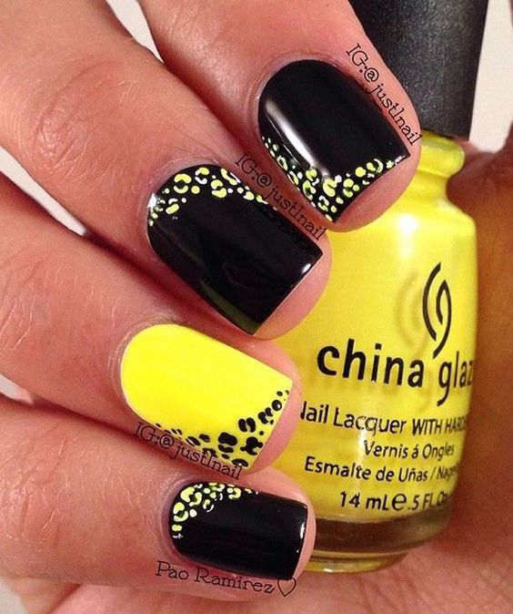 30+ Amazing Neon Yellow Nail Designs 2023