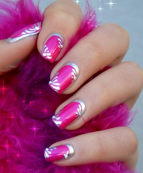 27+ Latest Dark Pink Nail Designs 2024