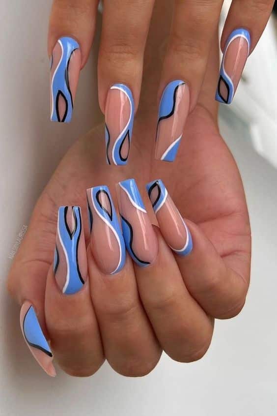 50+ Stunning Blue Nail Designs 2023