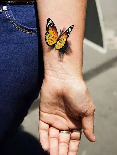 42+ Wonderful Butterfly Tattoo Designs On Hand 2023
