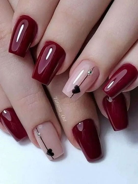 50+ Unique Maroon Nail Designs 2023