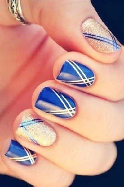 31+ Trendy Nail Designs With Stripes 2023