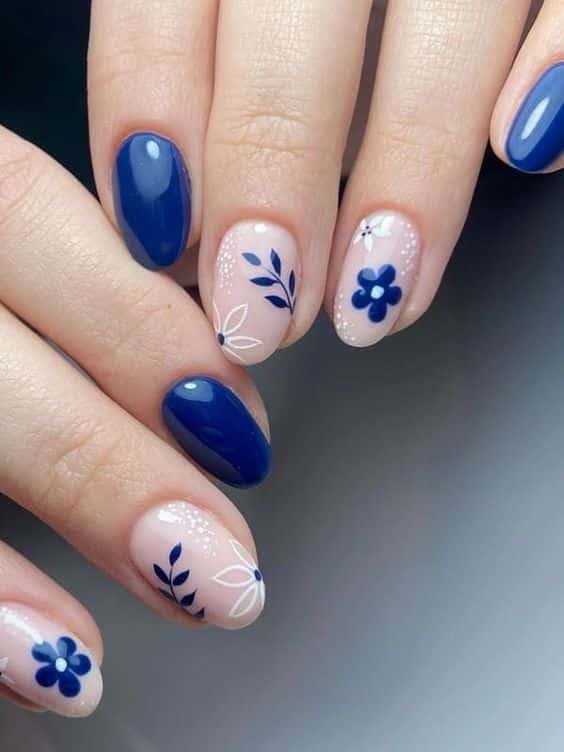 50+ Stunning Blue Nail Designs 2023