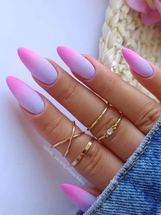 50+ Latest Purple And Pink Nail Designs 2023