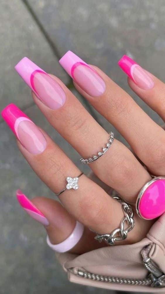 24+ Cute Baby Pink Nail Designs 2023