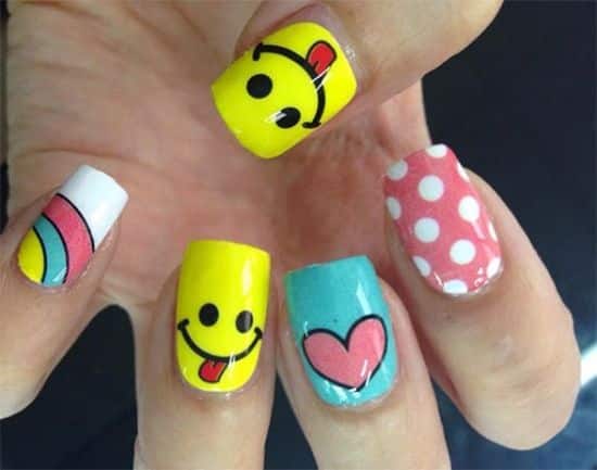 42+ Smiley Face Nail Design 2023