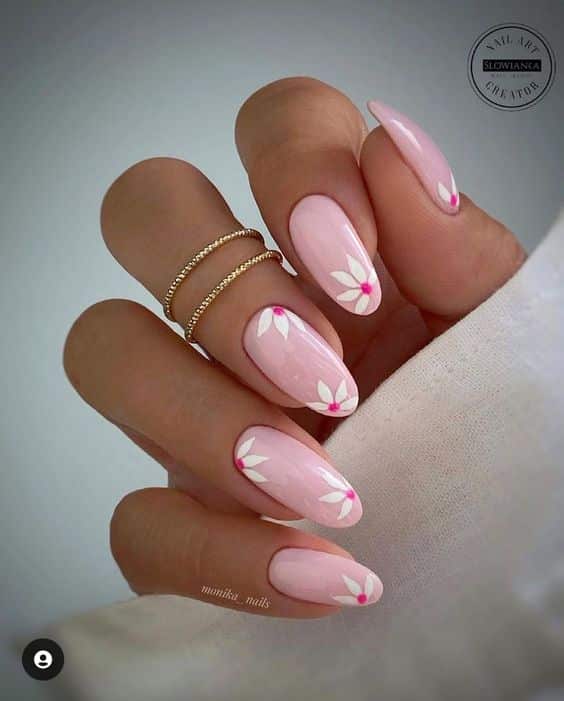 24+ Cute Baby Pink Nail Designs 2023