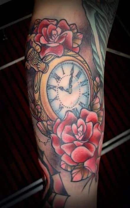 24+ Latest Clock Tattoo Designs Female 2023