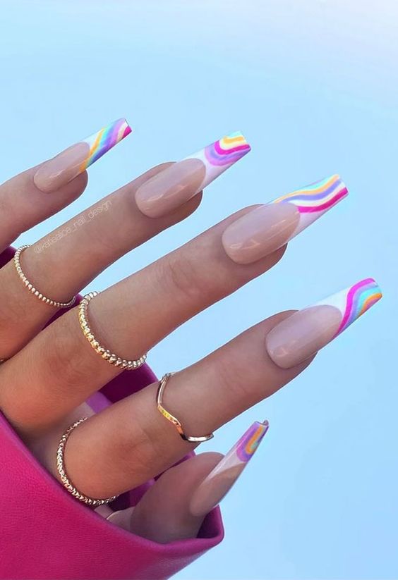 28+ Outstanding French Tip Nail Designs 2023
