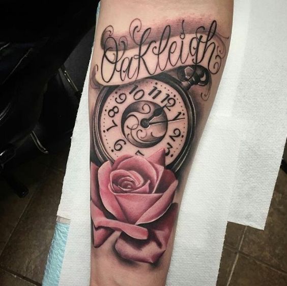 24+ Latest Clock Tattoo Designs Female 2023