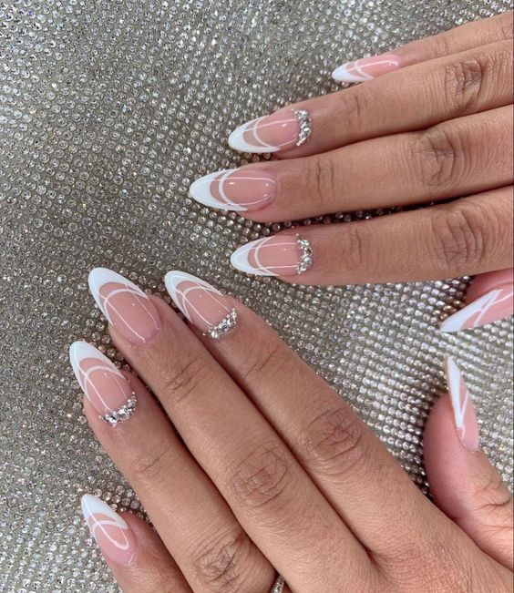 24 Cute French White Tip Nail Designs 2023