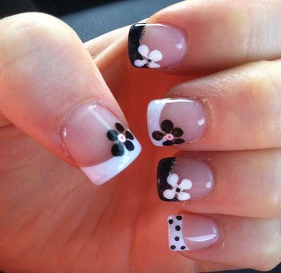 24+ Cute French White Tip Nail Designs 2023