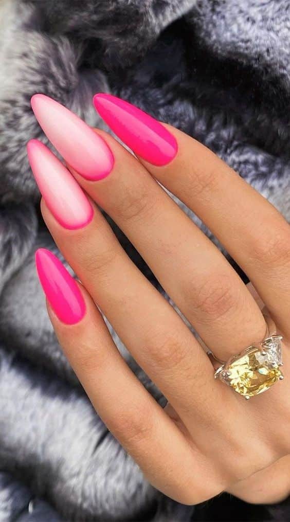 21+ Cute Pink Nail Designs 2023